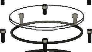 TRASK Assault Derby Cover Repair Kit - Touring/Trike