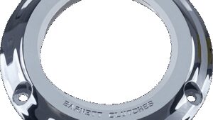 BARNETT Derby Cover - Clear Chrome - Big Twin