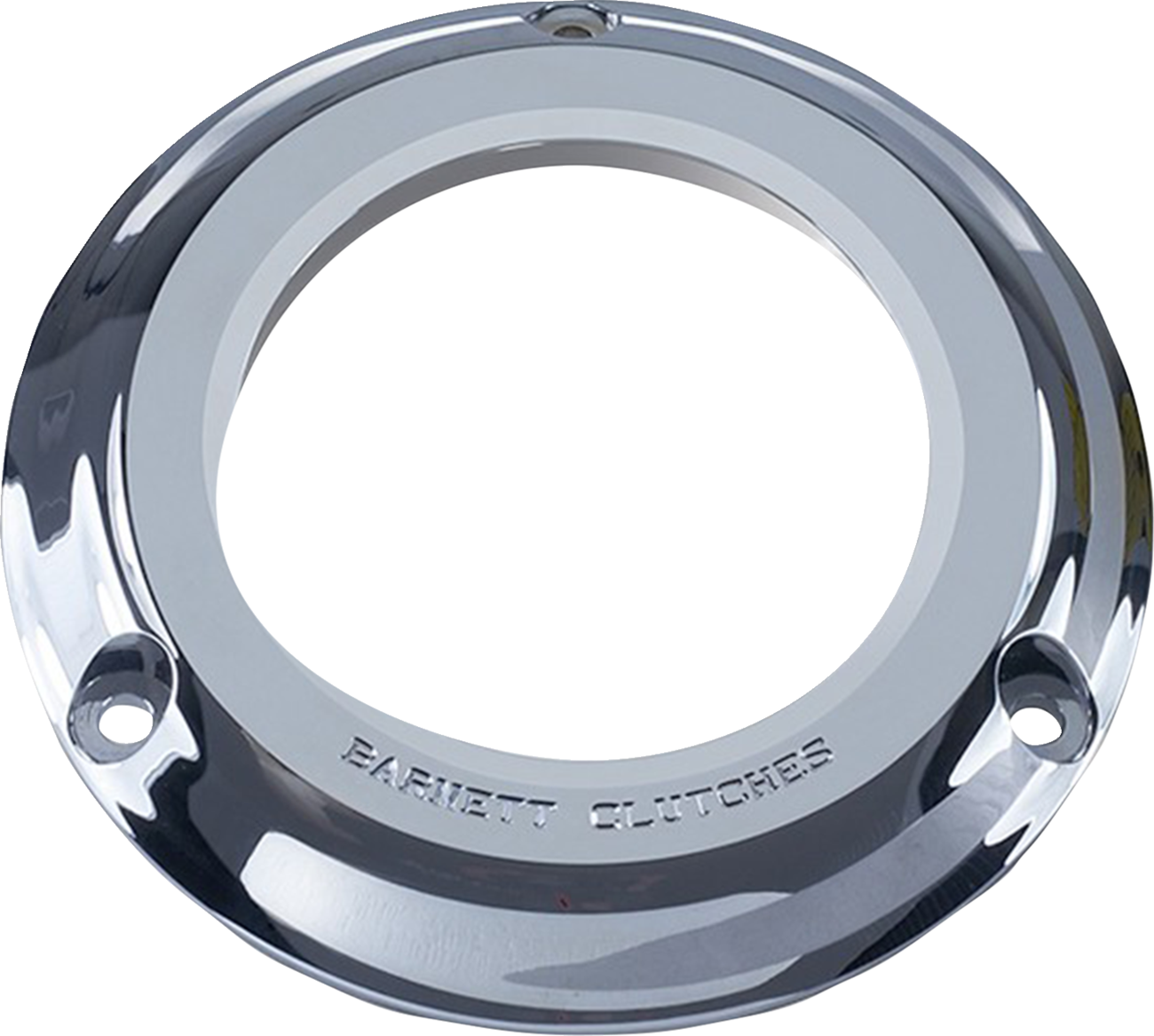 BARNETT Derby Cover - Clear Chrome - Big Twin