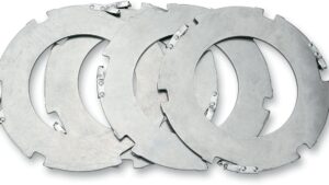 ALTO PRODUCTS Steel Plate Set with Anti-Rattler - Big Twin '68-Early '84