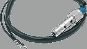 K&S TECHNOLOGIES Hydraulic Brake Light Switch - Double Bleed - 1 mm - Chrome