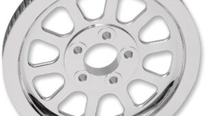 DRAG SPECIALTIES Chrome Rear Pulley - 66 Tooth