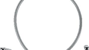 DRAG SPECIALTIES Brake Line - Front (Upper) - Stainless Steel