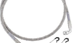 DRAG SPECIALTIES Brake Line - Front (Upper) - Stainless Steel