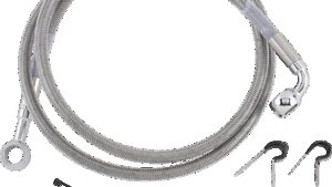 DRAG SPECIALTIES Brake Line - Front - Stainless Steel