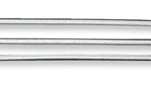 MAGNUM SHIELDING Brake Line - 10 mm-90° - 27" - Sterling Chromite II