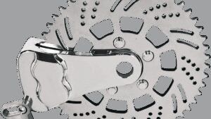 HAWG HALTERS Sprocket Brake Caliper - Left - Chrome