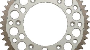 RENTHAL Twinring™ Rear Sprocket - 49 Tooth - Silver - Honda