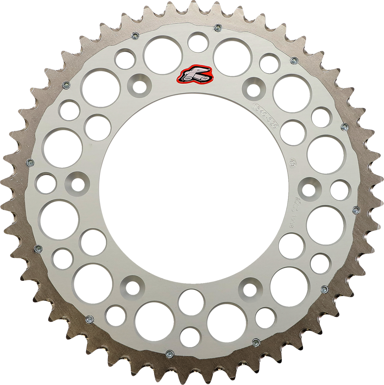 RENTHAL Twinring™ Rear Sprocket - 49 Tooth - Silver - Honda