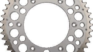 RENTHAL Twinring™ Rear Sprocket - 49 Tooth - Silver - Gas Gas/Husqvarna/KTM