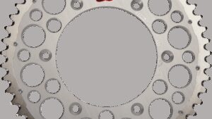 RENTHAL Twinring™ Rear Sprocket - 51 Tooth - Silver - Gas Gas/Husqvarna/KTM