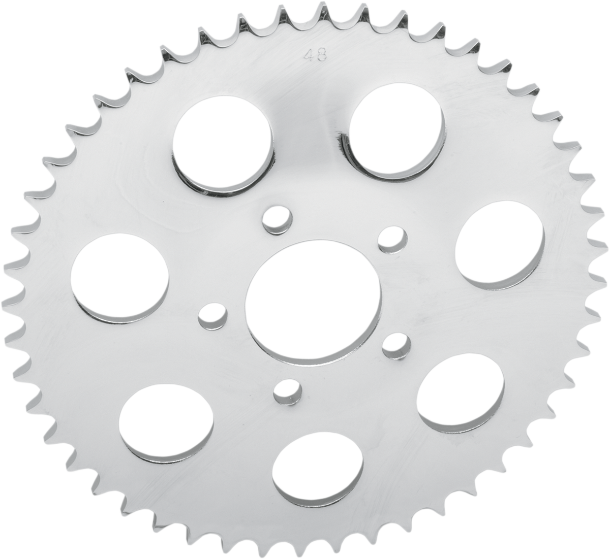 DRAG SPECIALTIES Rear Sprocket - Dished - 51 Tooth - Chrome - Big Twin