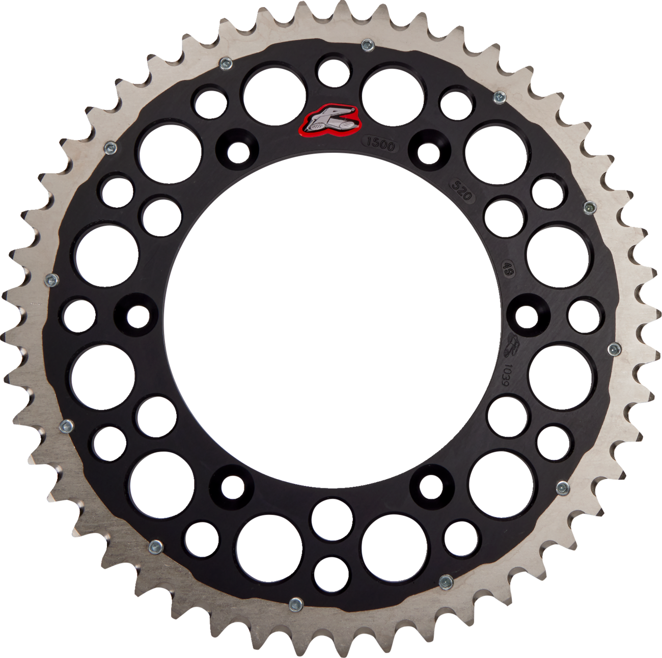 RENTHAL Twinring™ Rear Sprocket - 49 Tooth - Black - Yamaha
