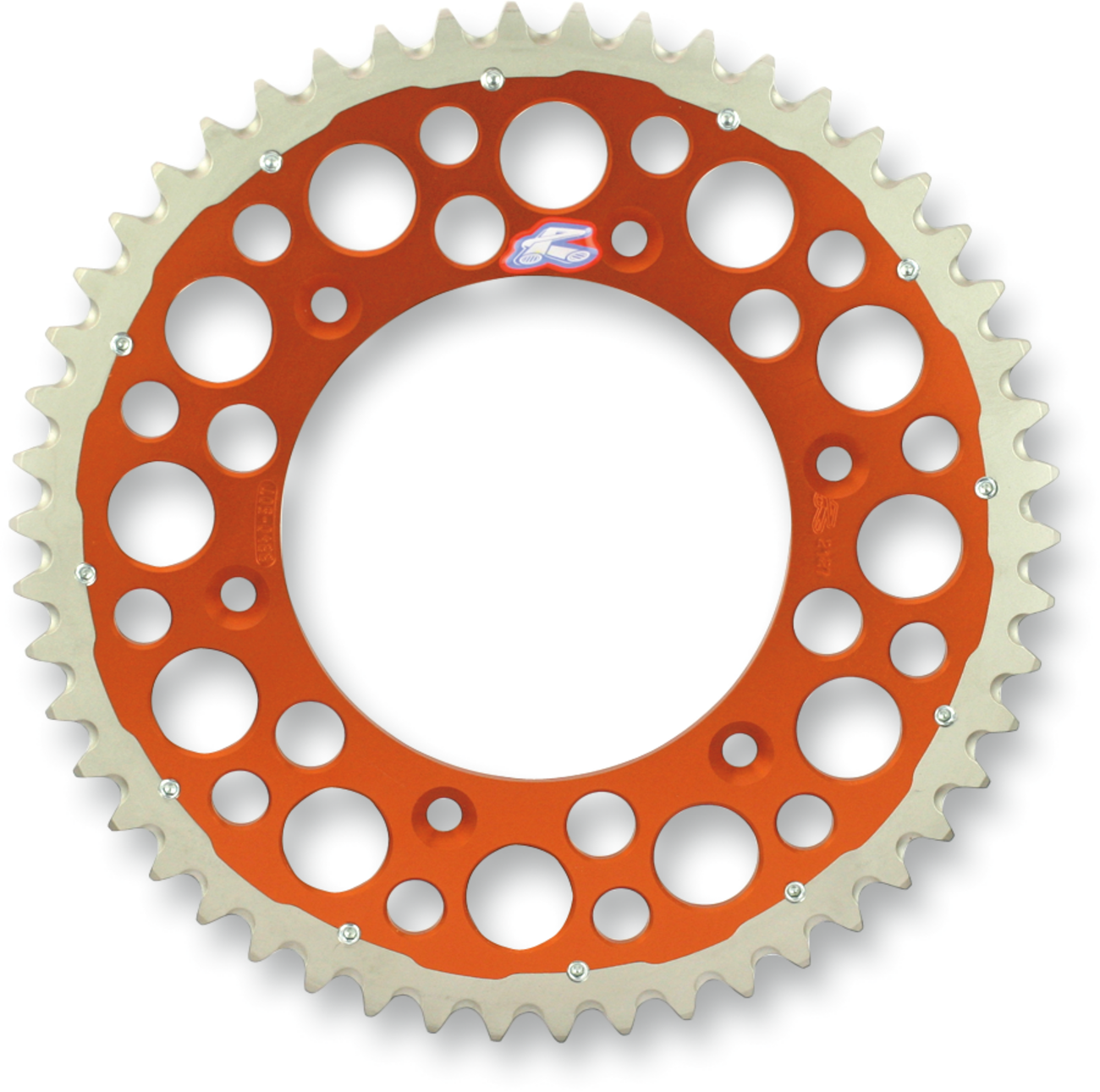 RENTHAL Twinring™ Rear Sprocket - 48 Tooth - Orange - Gas Gas/Husqvarna/KTM