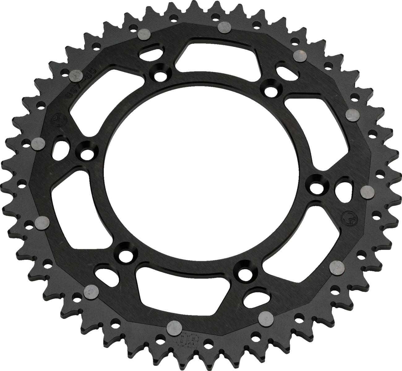 MOOSE OFFROAD Dual Sprocket - 49 Tooth - Black - Honda