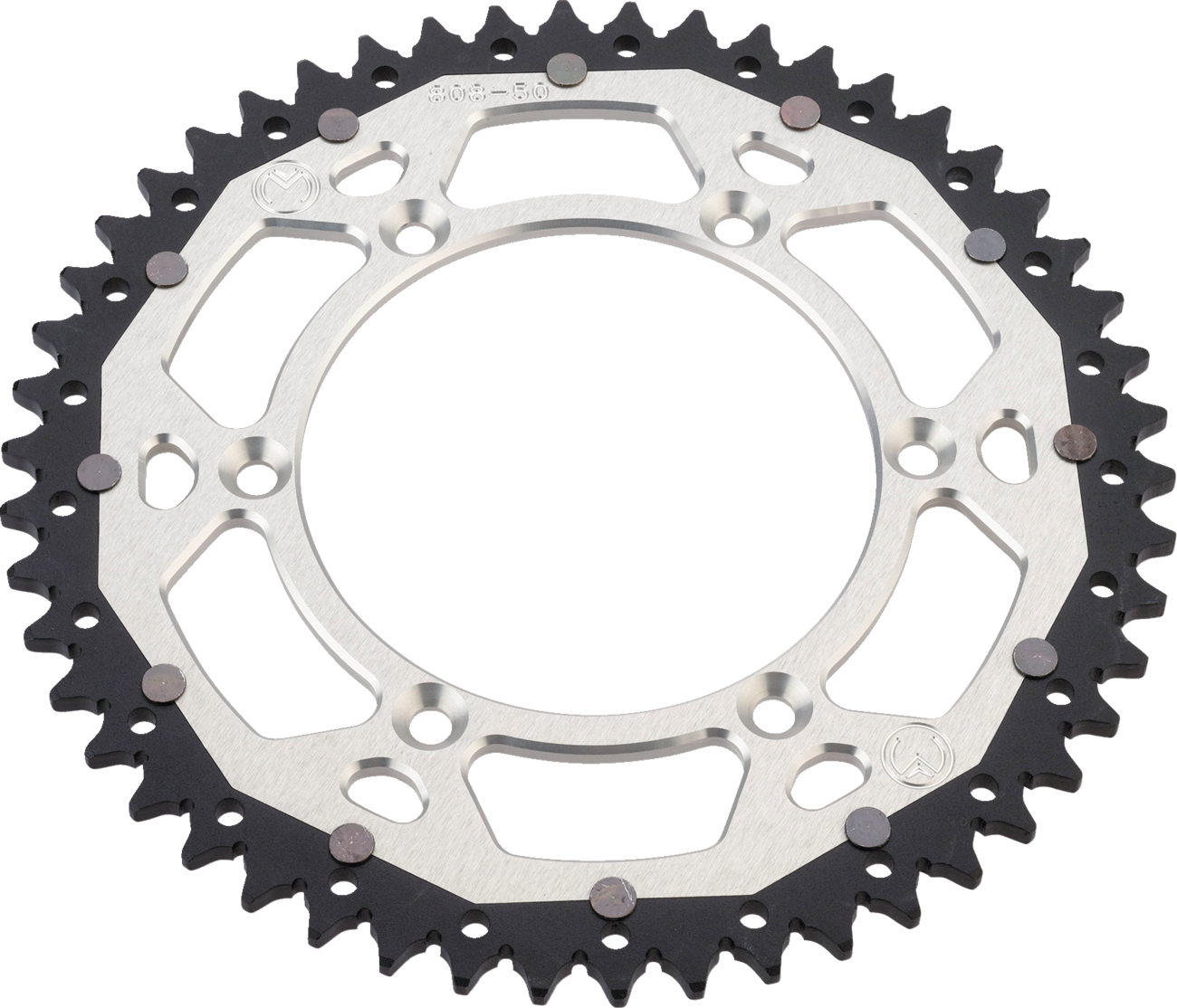 MOOSE OFFROAD Dual Sprocket - Silver - 50 Tooth