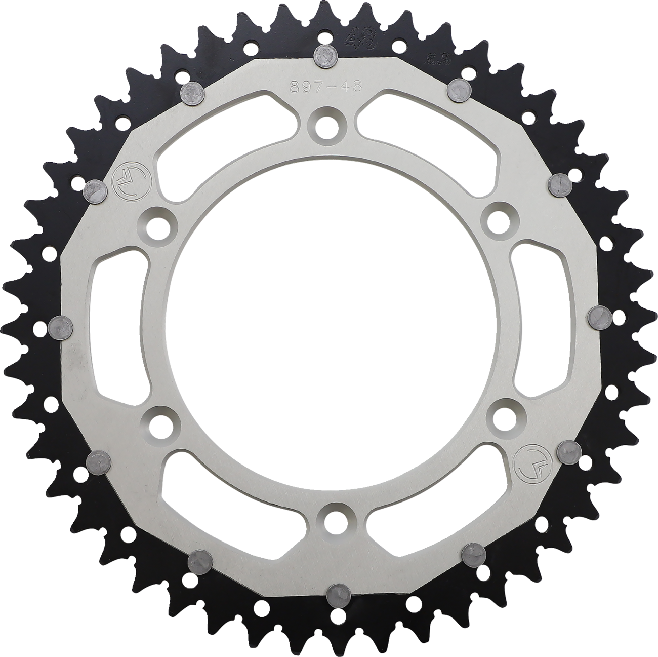 MOOSE OFFROAD Dual Sprocket - 48 Tooth - Silver - Gas Gas/Husqvarna/Husaberg/KTM