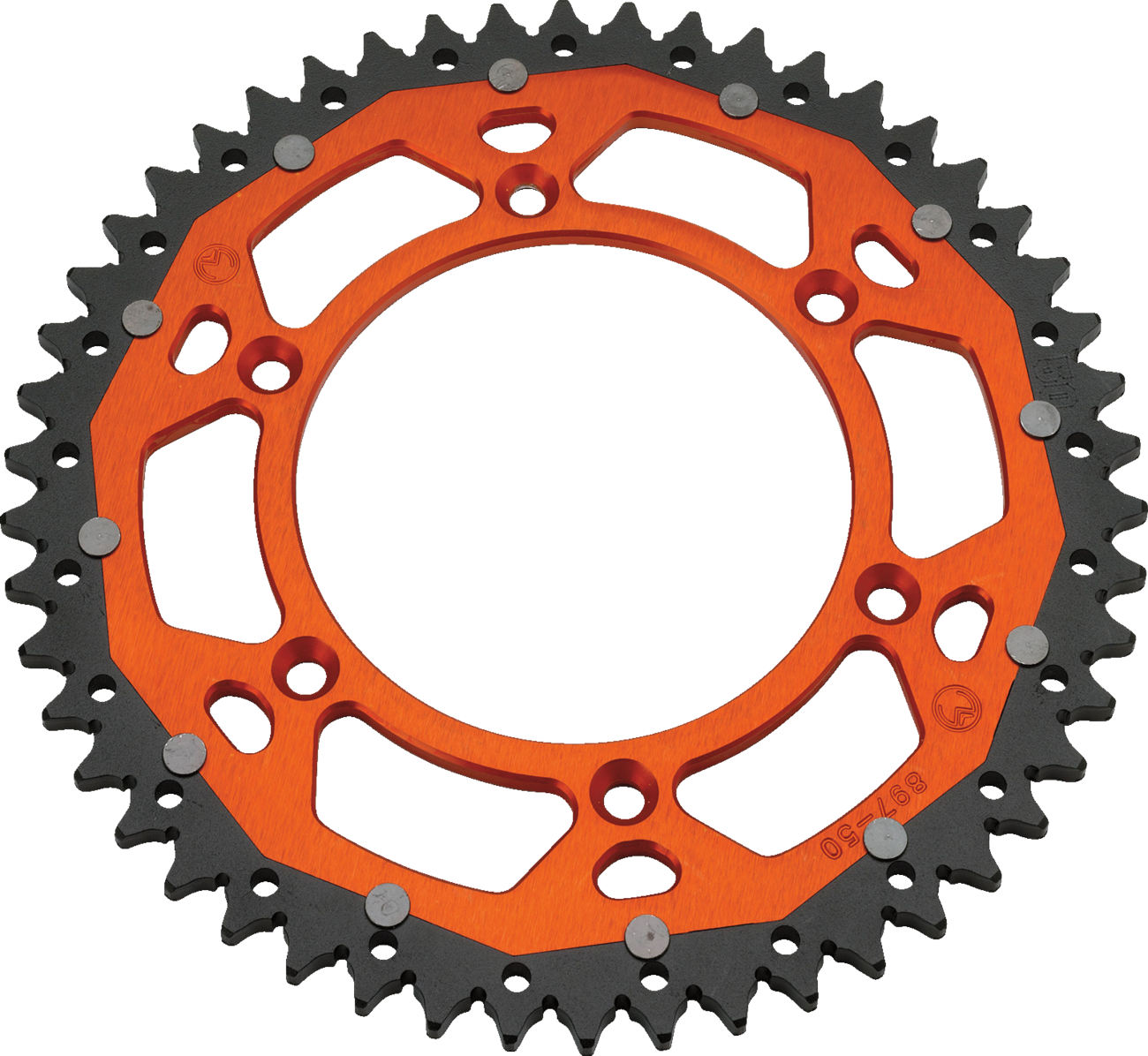 MOOSE OFFROAD Dual Sprocket - 50 Tooth - Orange - Husqvarna/Husaberg/KTM