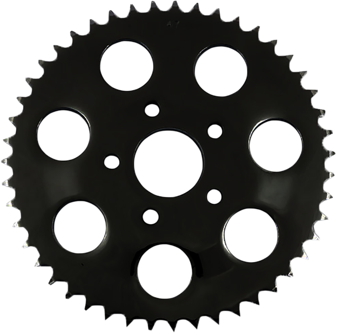 DRAG SPECIALTIES Rear Sprocket - Black - Flat - 46 Tooth