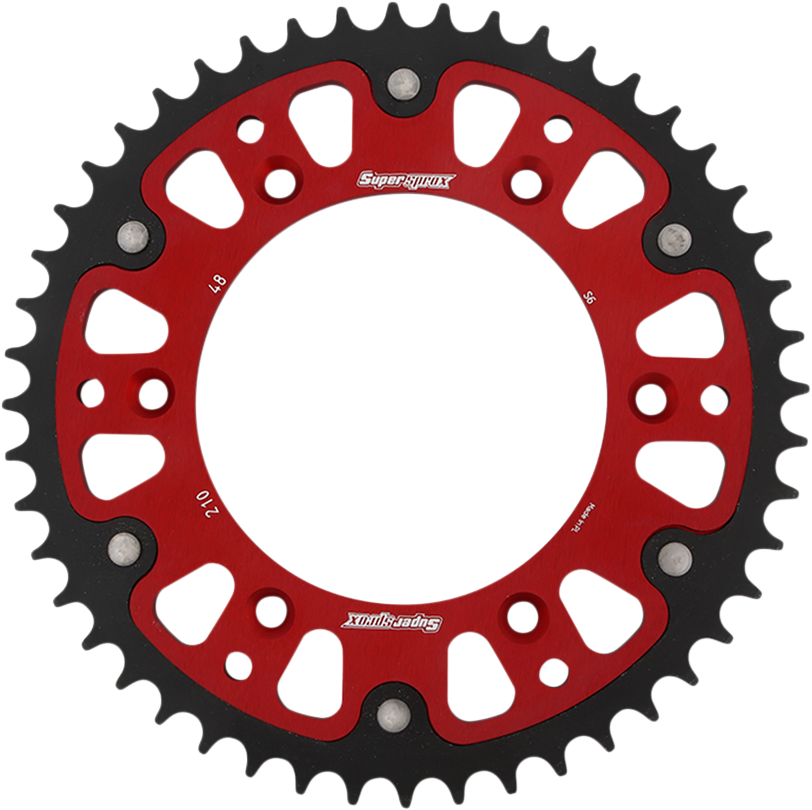 SUPERSPROX Stealth Rear Sprocket - 48 Tooth - Red - Honda