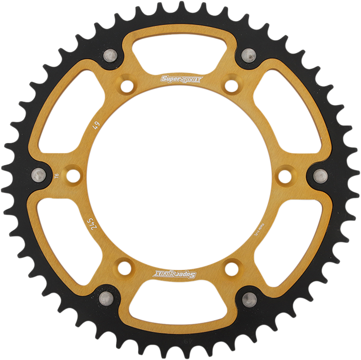 DRAG SPECIALTIES Rear Sprocket - Black - Dished - 48 Tooth - Image 2