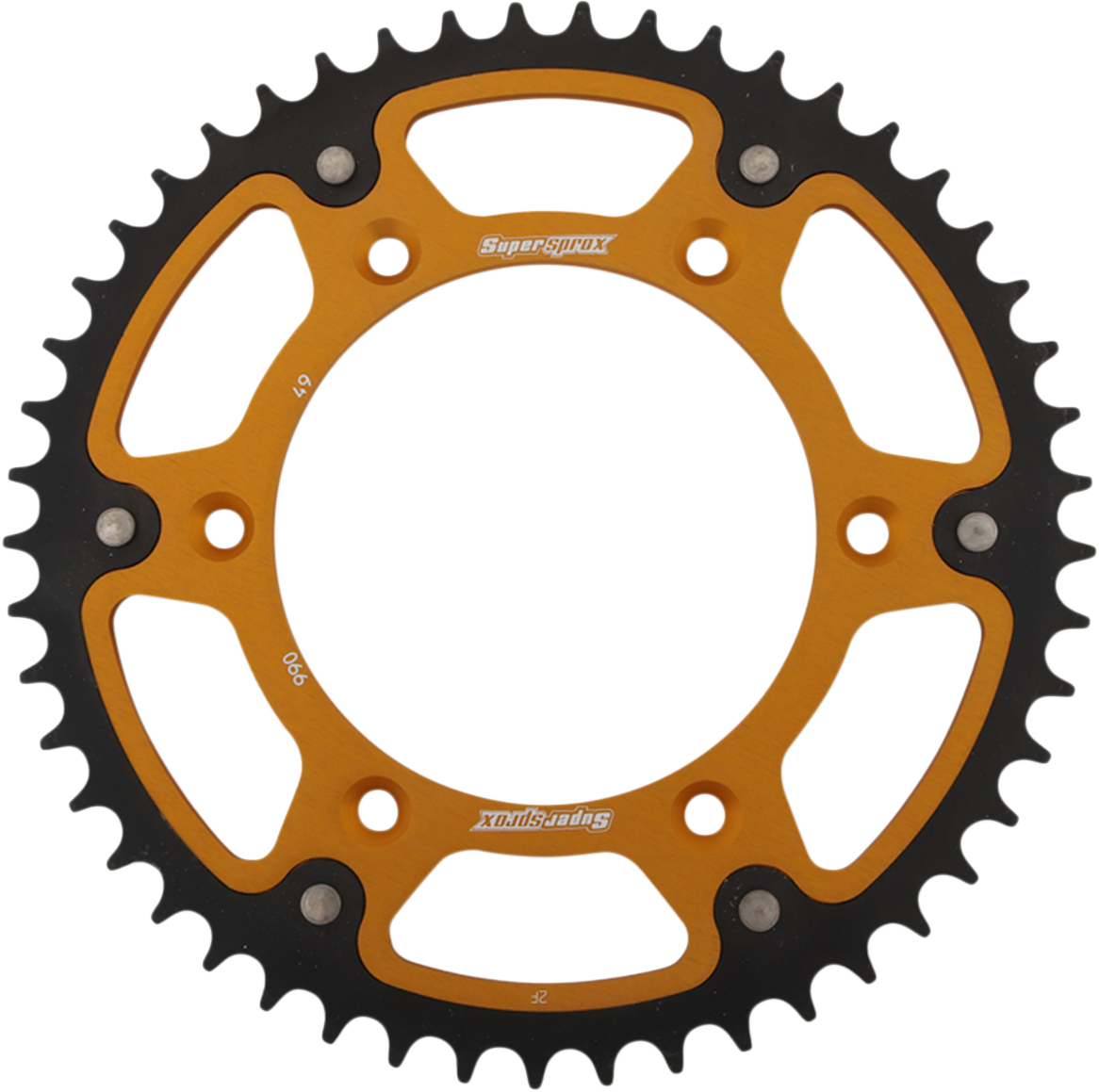SUPERSPROX Stealth Rear Sprocket - 49 Tooth - Gold - Husaberg/Husqvarna/KTM