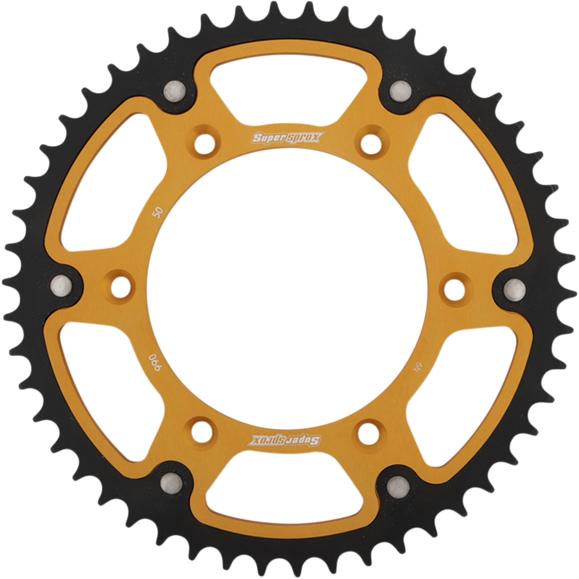 SUPERSPROX Stealth Rear Sprocket - 50 Tooth - Gold - Husaberg/Husqvarna/KTM