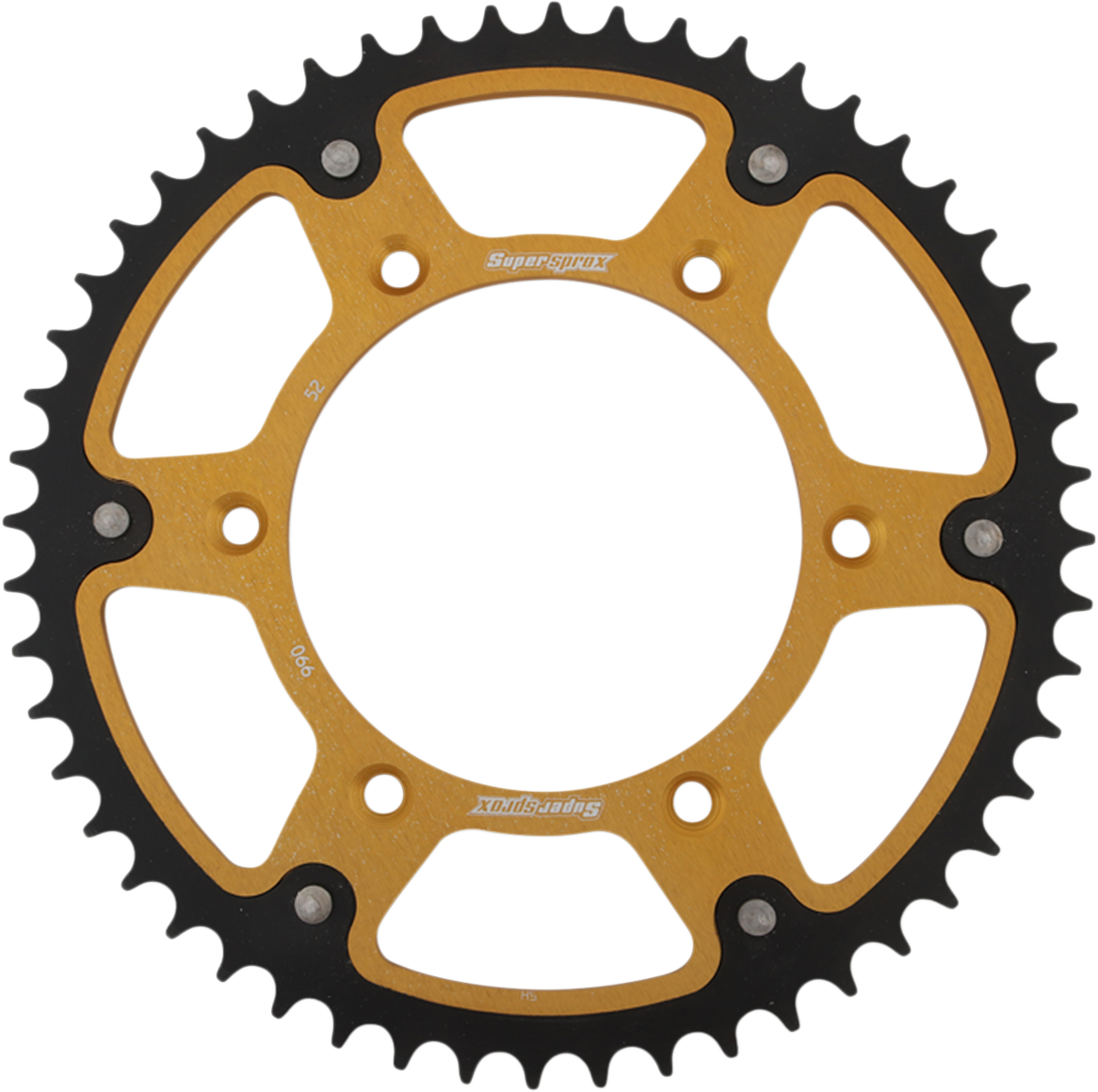 SUPERSPROX Stealth Rear Sprocket - 52 Tooth - Gold - Husaberg/Husqvarna/KTM