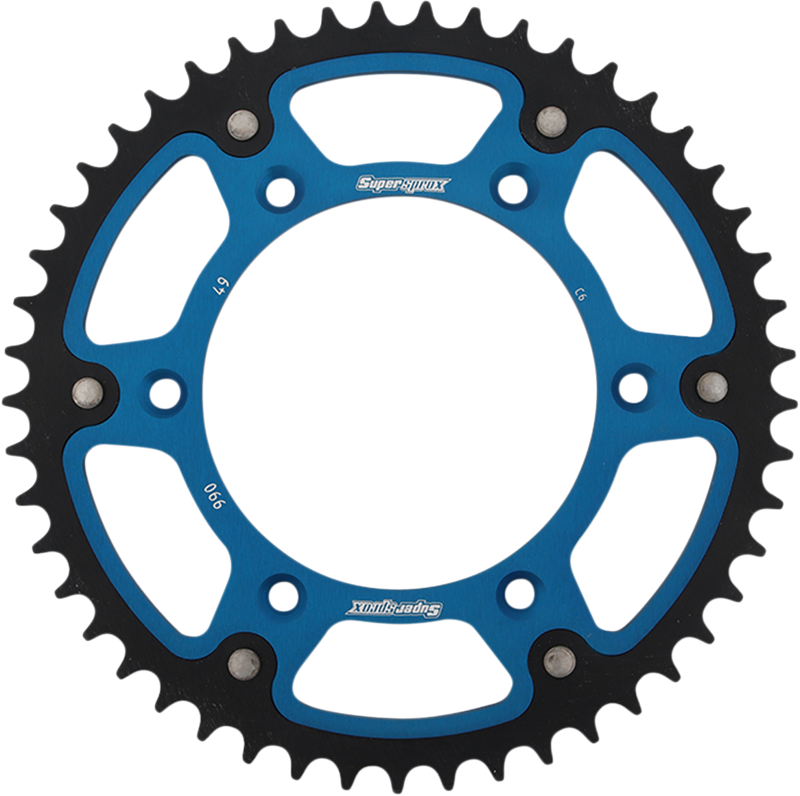 SUPERSPROX Stealth Rear Sprocket - 49 Tooth - Blue - Husaberg/Husqvarna/KTM