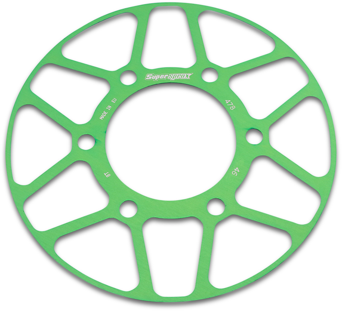 SUPERSPROX Edge Rear Sprocket Insert - Green - 46 Tooth