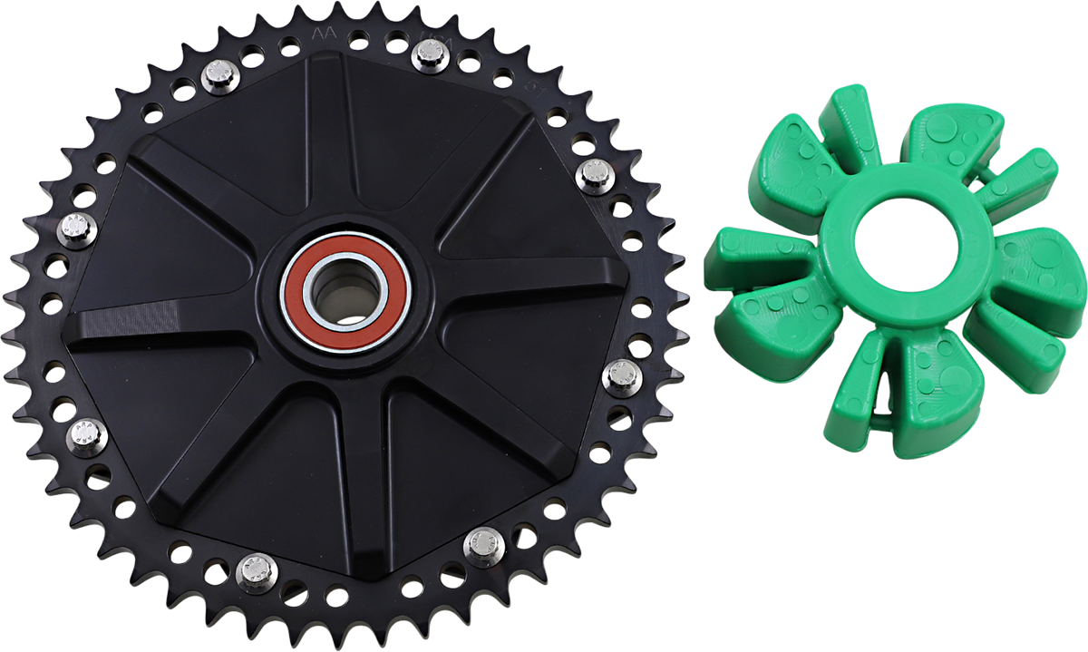 ALLOY ART Cush Drive Sprocket - Black - 51 Tooth
