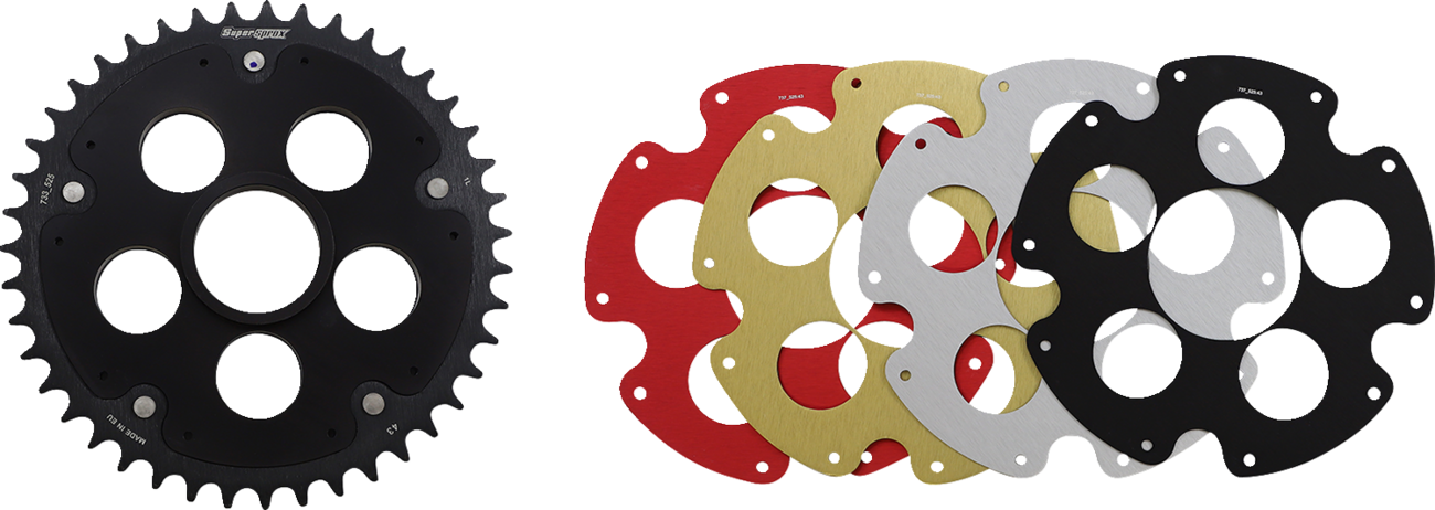MOOSE OFFROAD Dual Sprocket - 48 Tooth - Red - Honda - Image 2