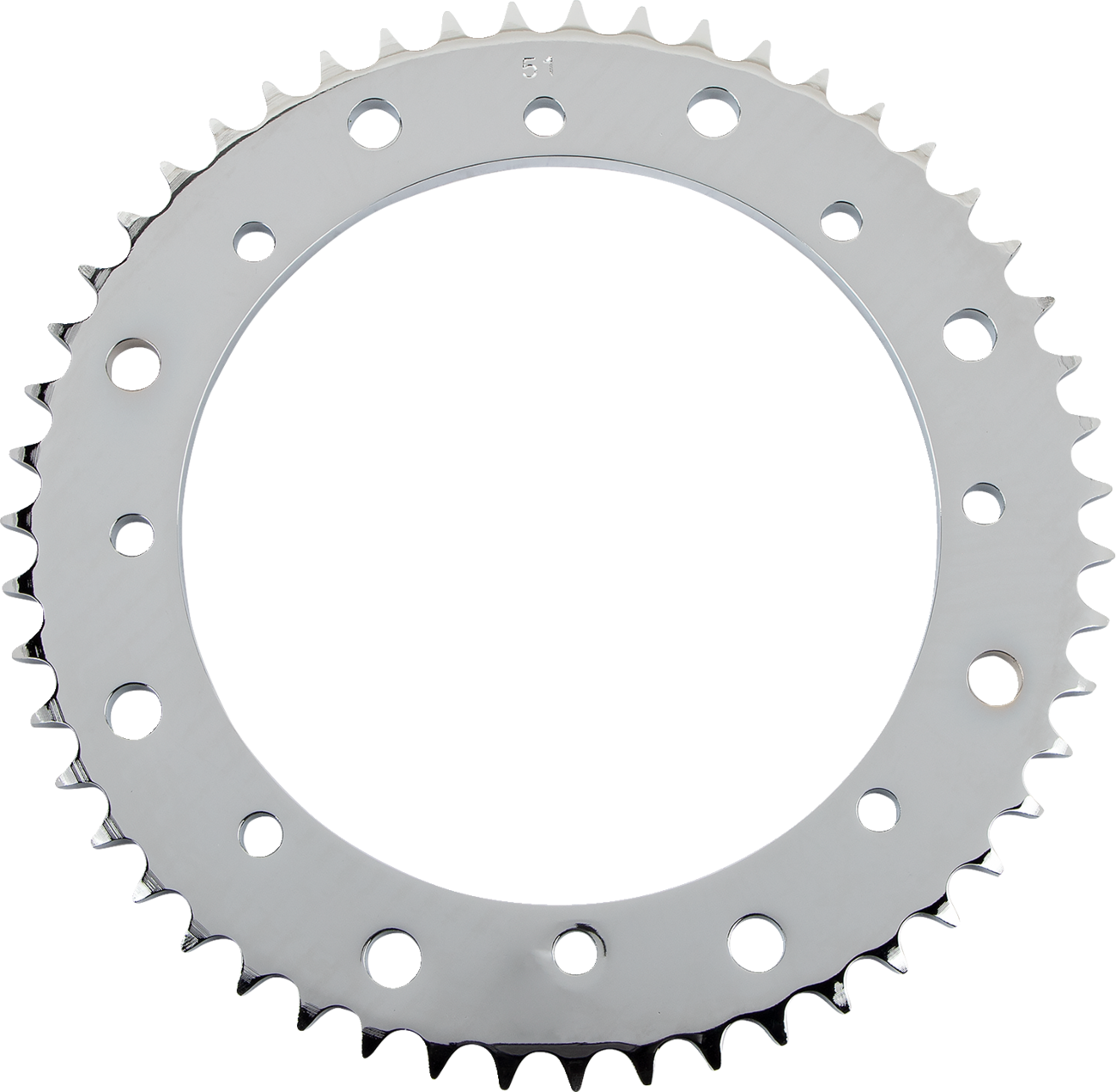 DRAG SPECIALTIES Rear Sprocket - 51 Tooth - Chrome - Touring/Trike