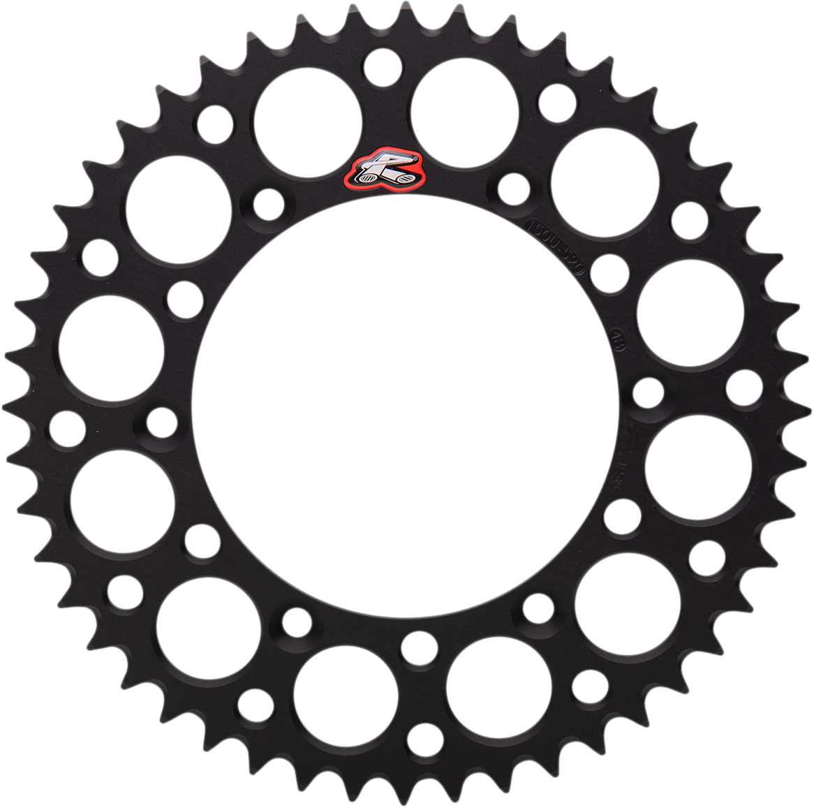 RENTHAL Rear Sprocket - Aluminum - 48 Tooth - Black - Yamaha/Honda