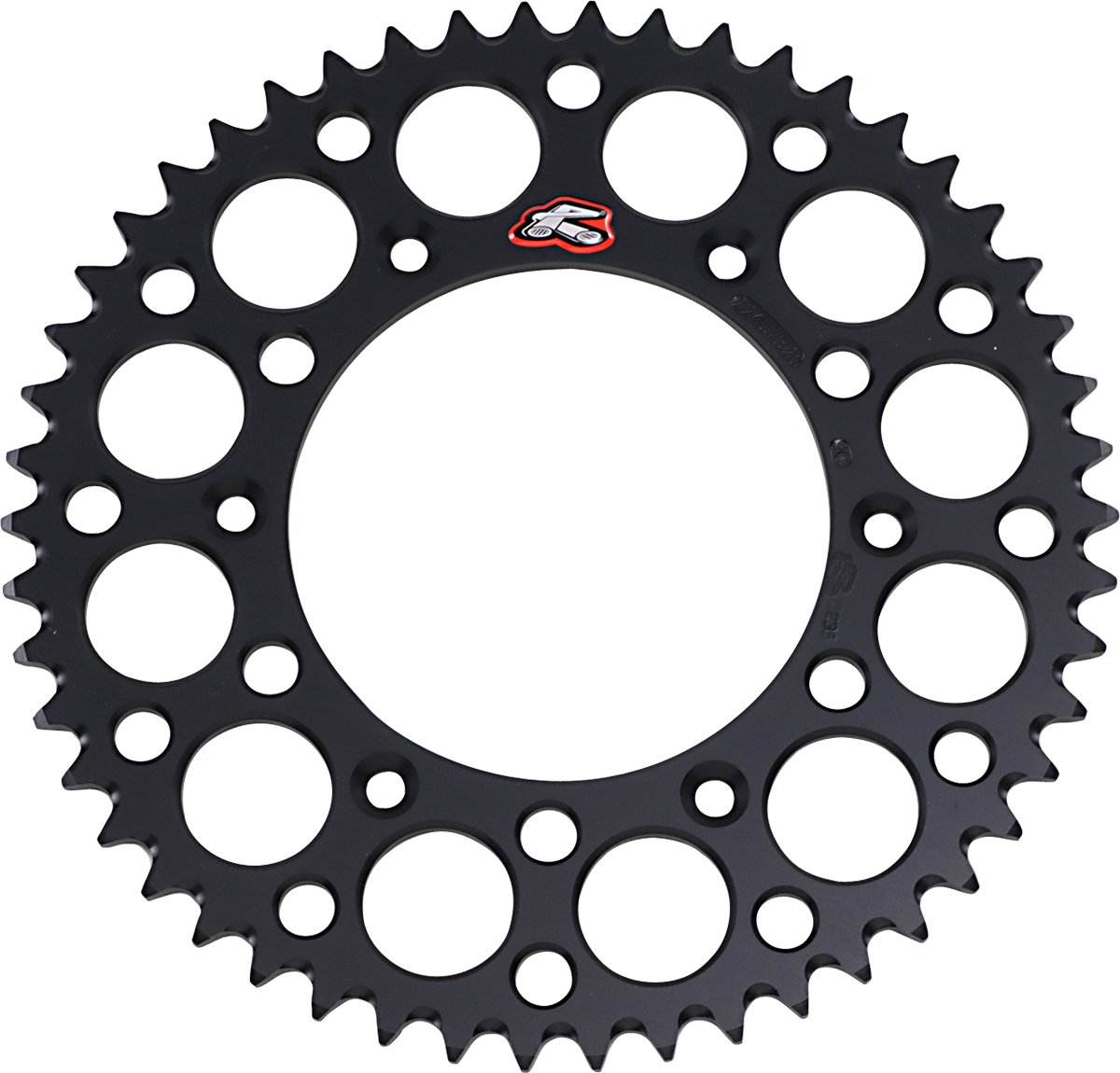 RENTHAL Rear Sprocket - Aluminum - 50 Tooth - Black - Gas Gas/Husqvarna/Husaberg/KTM