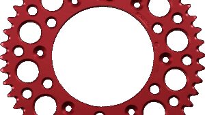 RENTHAL Rear Sprocket - Aluminum - 48 Tooth - Red - Honda
