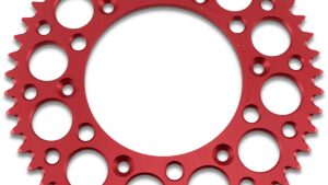 RENTHAL Rear Sprocket - Aluminum - 50 Tooth - Red - Honda