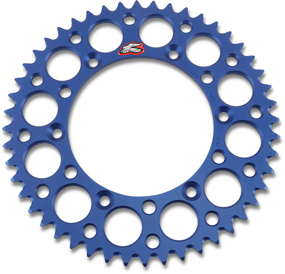 RENTHAL Rear Sprocket - Aluminum - 48 Tooth - Blue - Yamaha