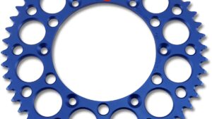 RENTHAL Rear Sprocket - Aluminum - 50 Tooth - Blue - Yamaha