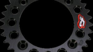 RENTHAL Rear Sprocket - Aluminum - 36 Tooth - Black - Gas Gas/Husqvarna/KTM