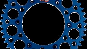 RENTHAL Rear Sprocket - Aluminum - 49 Tooth - Blue - Gas Gas/Husqvarna/Husaberg/KTM