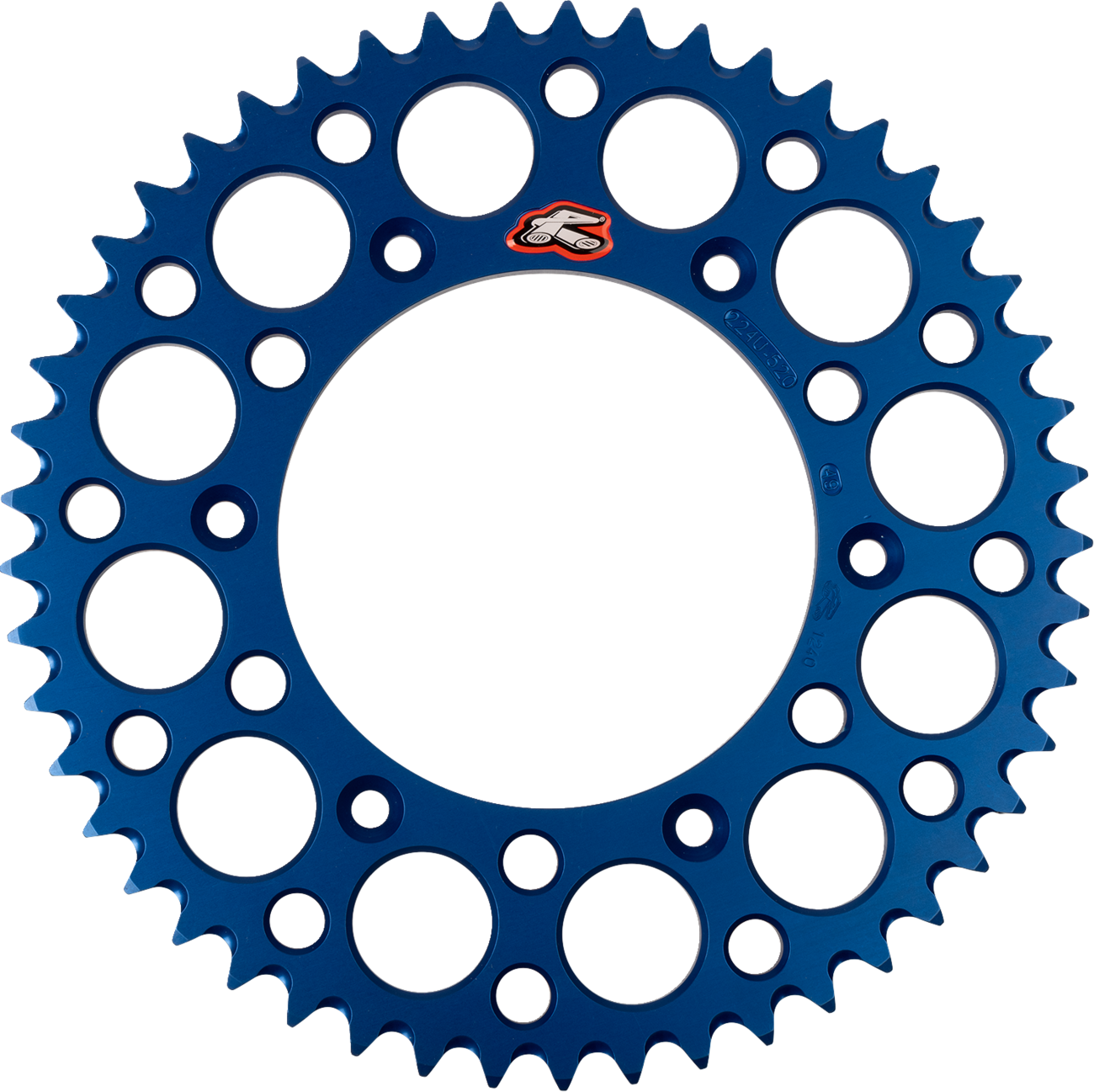 RENTHAL Rear Sprocket - Aluminum - 38 Tooth - Silver - Yamaha - Image 2