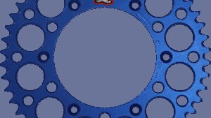 RENTHAL Rear Sprocket - Aluminum - 50 Tooth - Blue - Gas Gas/Husqvarna/Husaberg/KTM