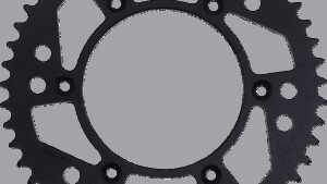 MOOSE OFFROAD Rear Sprocket - Aluminum - 49 Tooth - Black - Honda