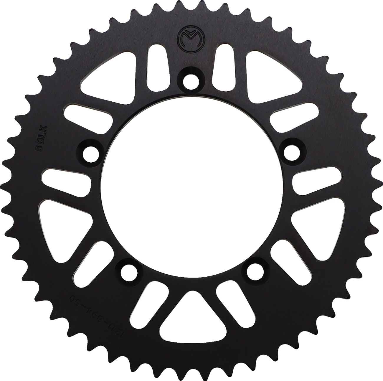 RENTHAL Rear Sprocket - Aluminum - 47 Tooth - Black - Suzuki/Yamaha - Image 2