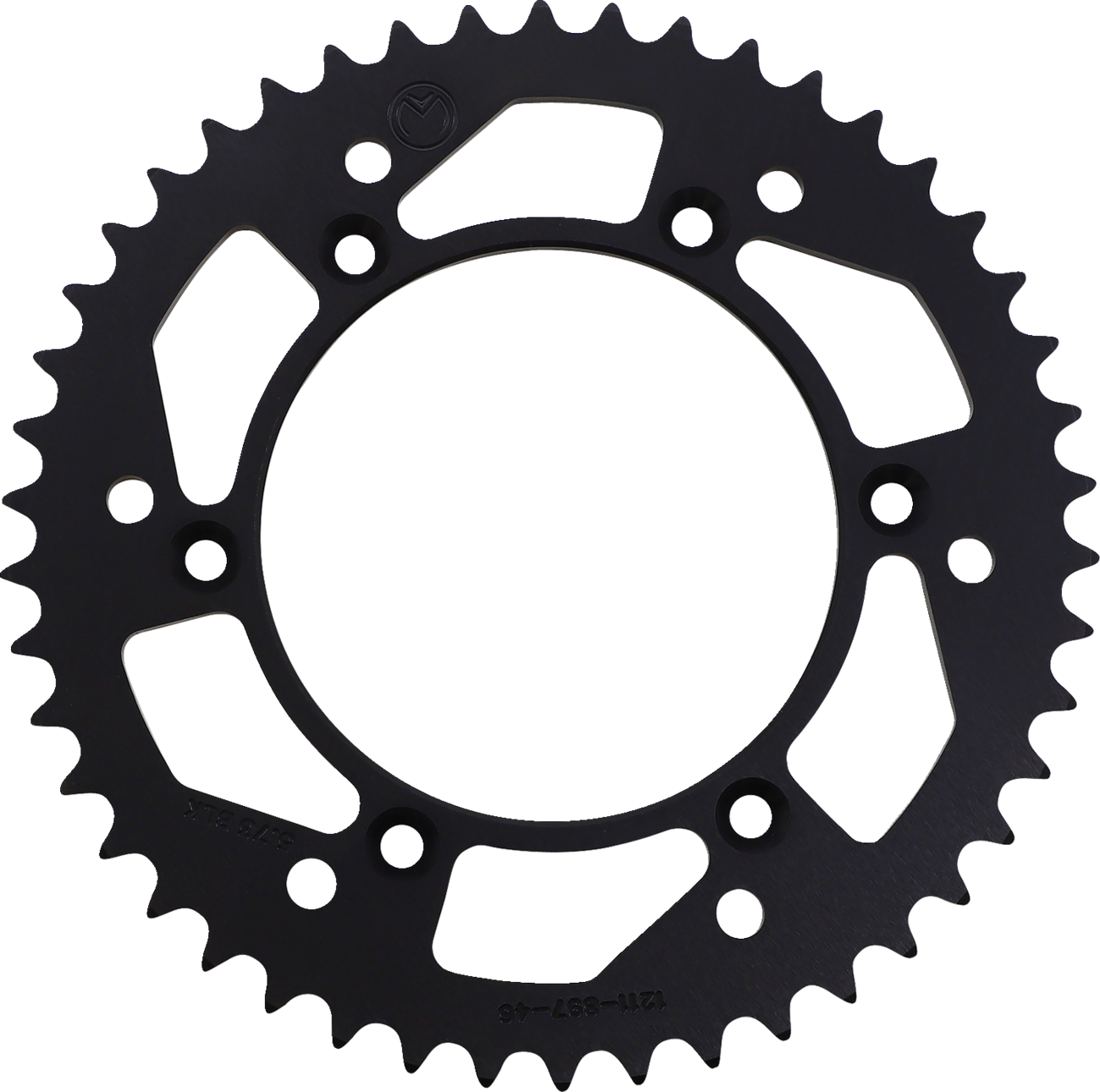 MOOSE OFFROAD Rear Sprocket - Aluminum - 46 Tooth - Black - Husaberg/Husqvarna/KTM