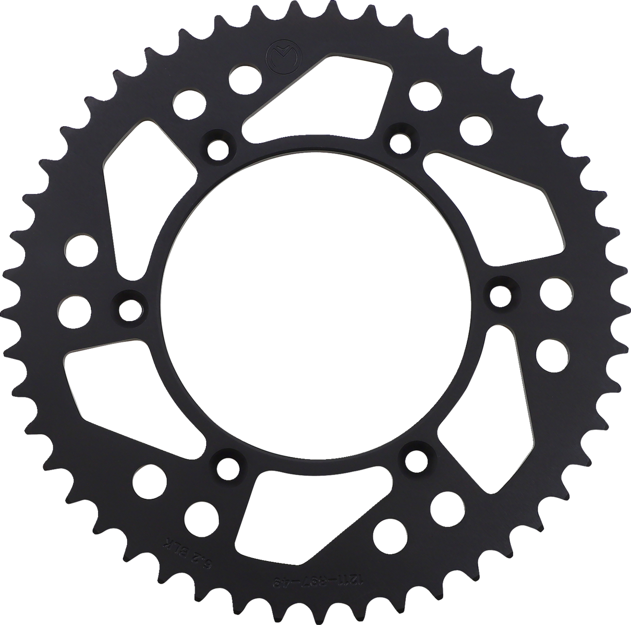 RENTHAL Rear Sprocket - Aluminum - 55 Tooth - Red - Honda - Image 2