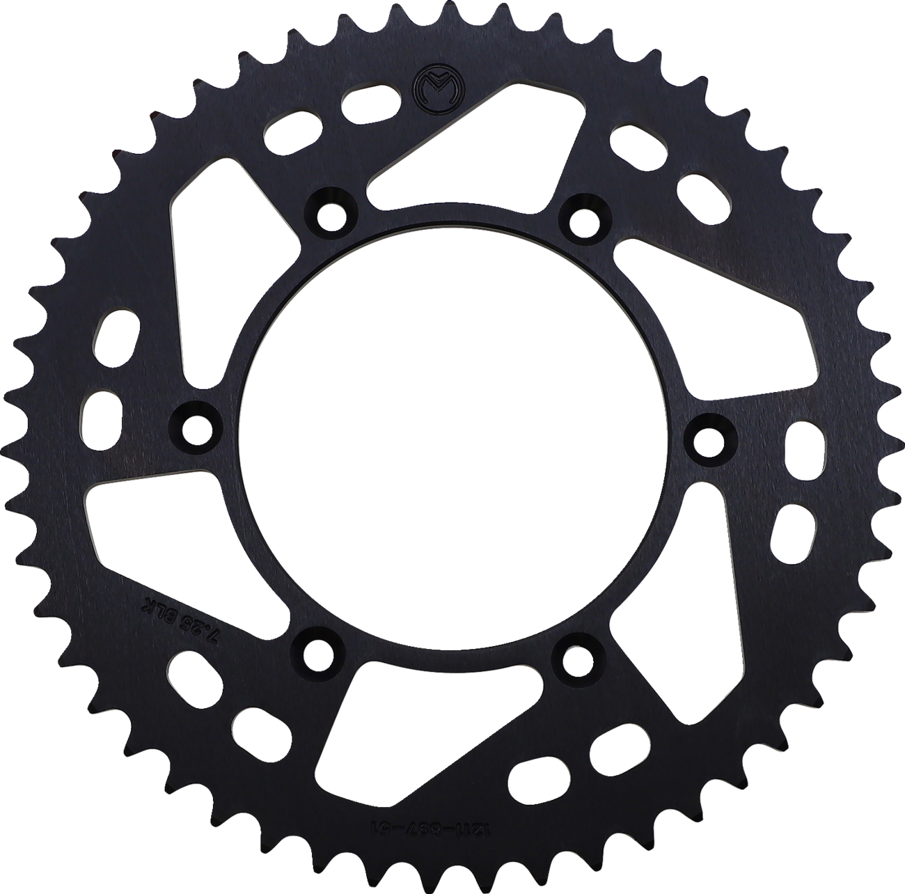 MOOSE OFFROAD Rear Sprocket - Aluminum - 51 Tooth - Black - Husaberg/Husqvarna/KTM
