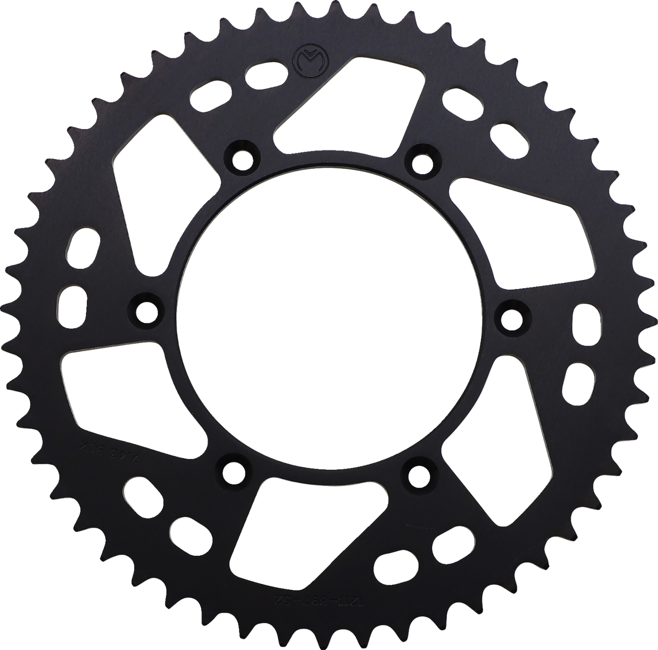 MOOSE OFFROAD Rear Sprocket - Aluminum - 52 Tooth - Black - Husaberg/Husqvarna/KTM