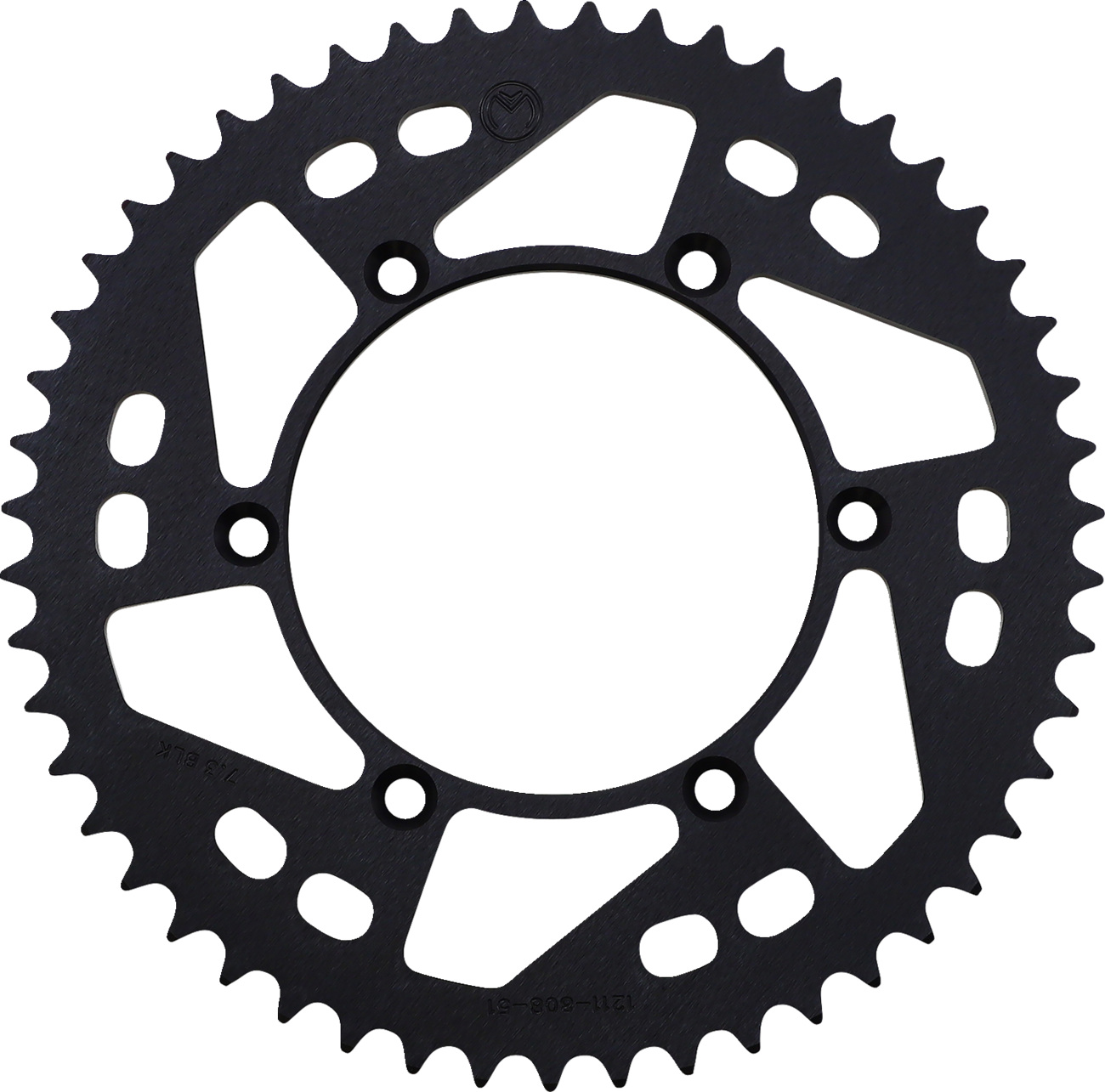 MOOSE OFFROAD Rear Sprocket - Aluminum - 51 Tooth - Black - Kawasaki/Suzuki